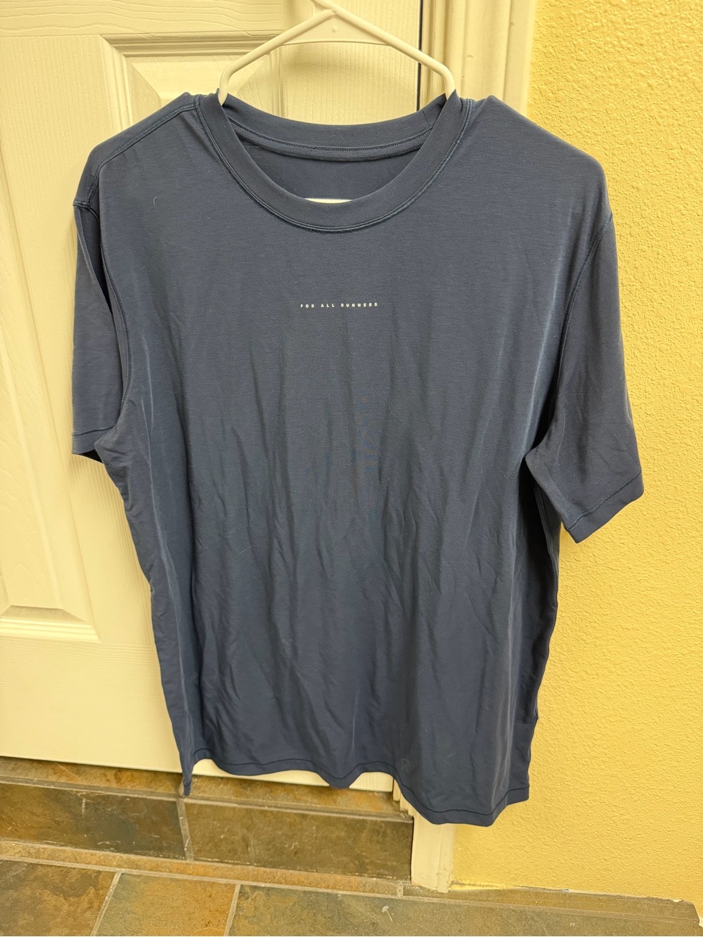 Lululemon Jersey Short-Sleeve Crewneck Tee in Slate Blue
